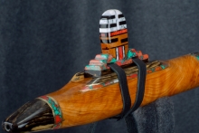 Western Red Cedar Burl Native American Flute, Minor, Mid G-4, #S18K